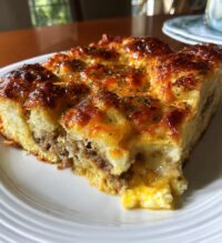 sausage egg bread casserole