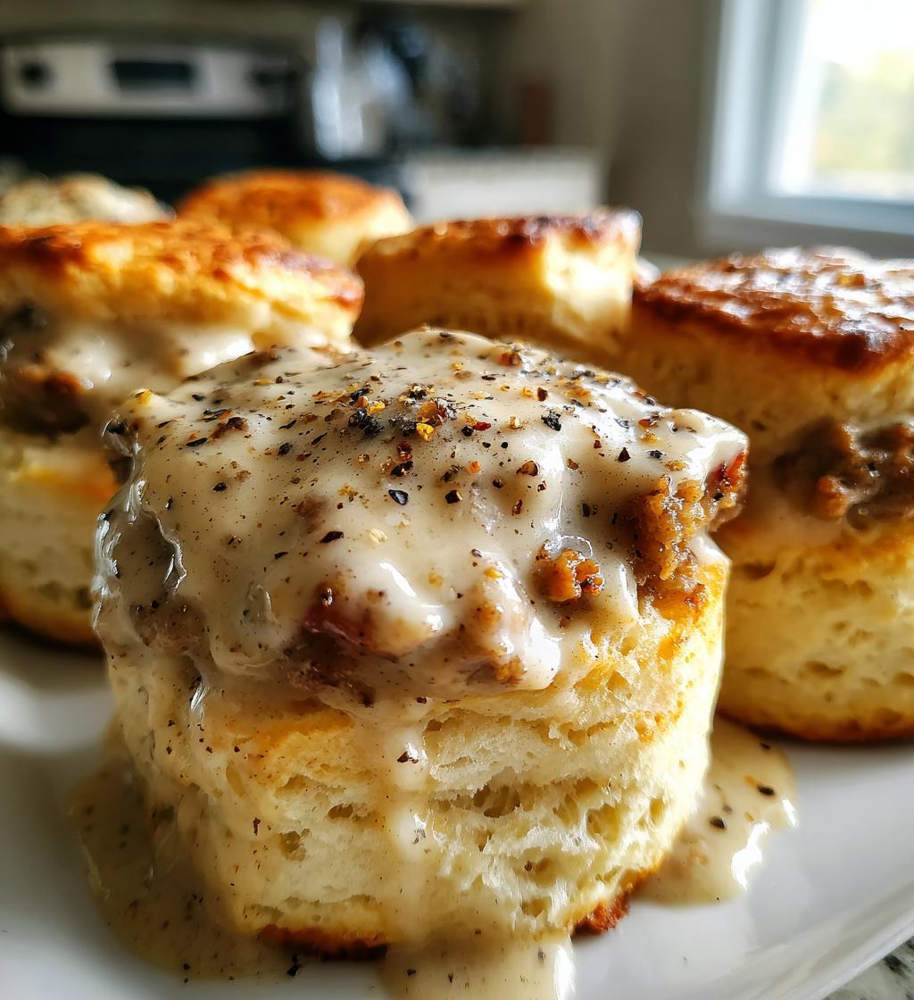 sausage gravy biscuit cups recipe