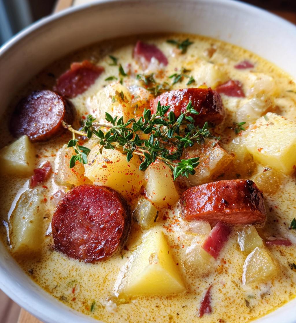 sausage potato soup