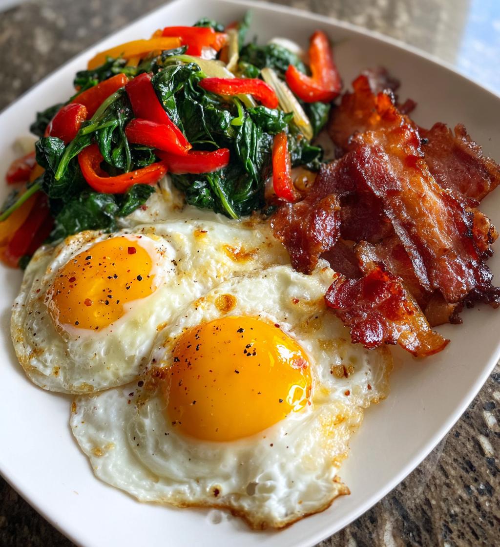 savory breakfast plate