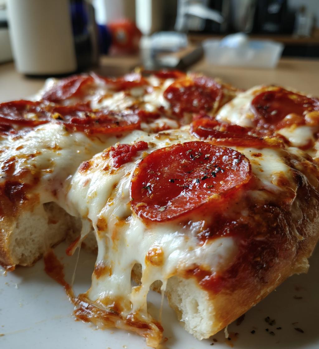 school cafeteria pizza