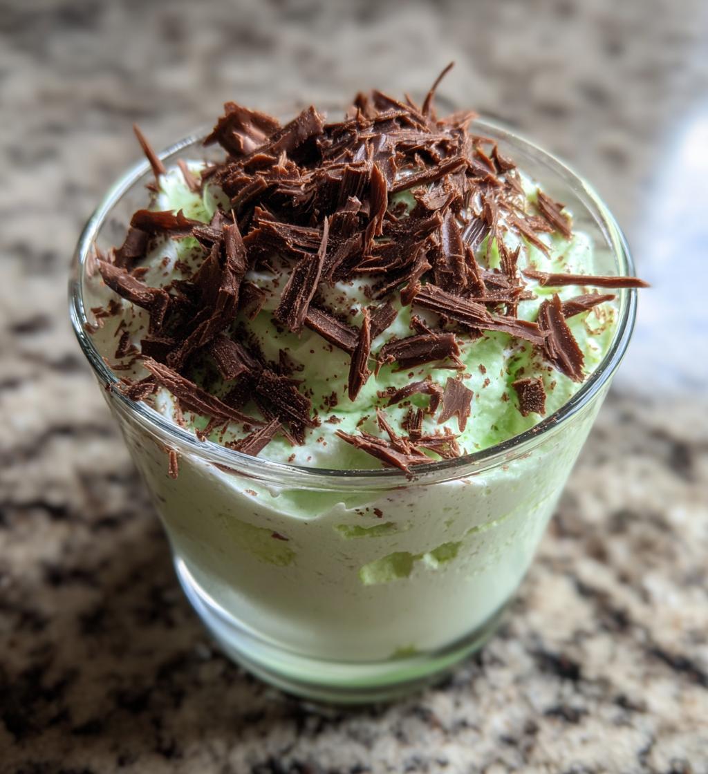 shamrock cheesecake fluff