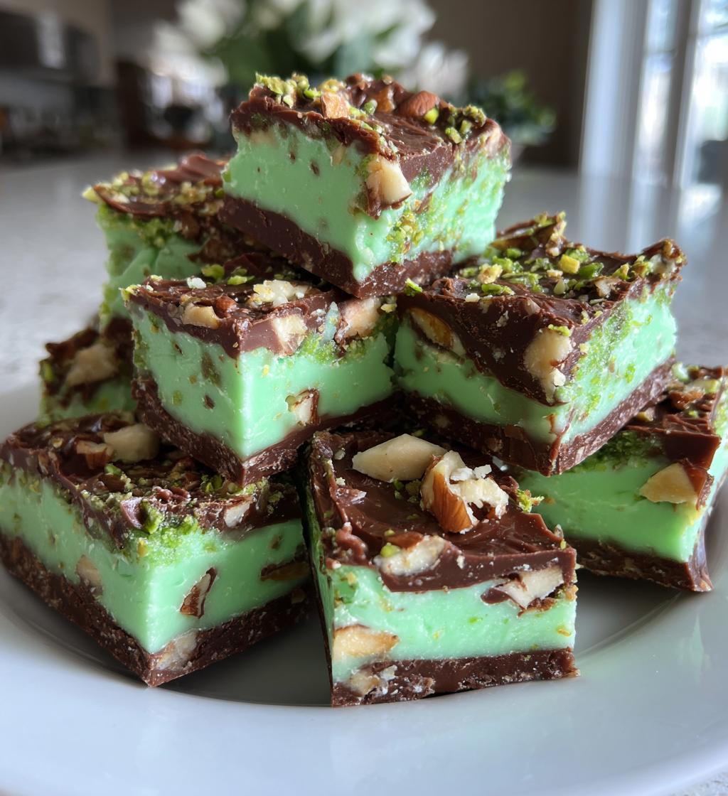 shamrock fudge - detail 1