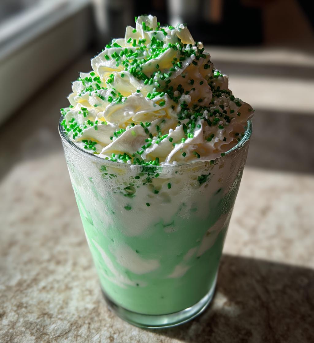 shamrock mint milkshake - detail 1