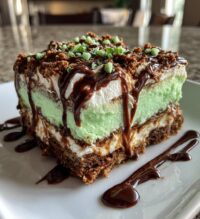 shamrock shake dessert lasagna