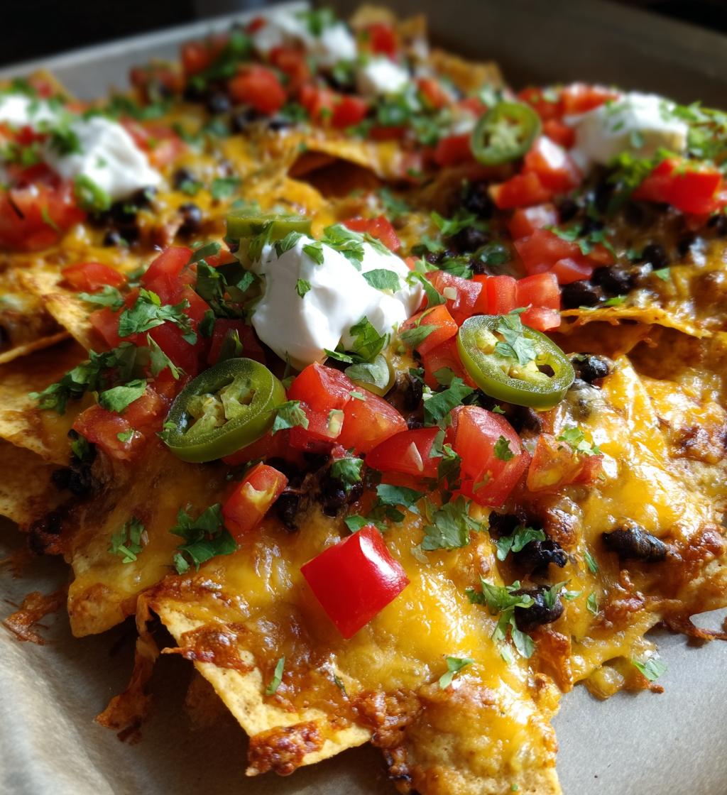 sheet pan nachos - detail 1