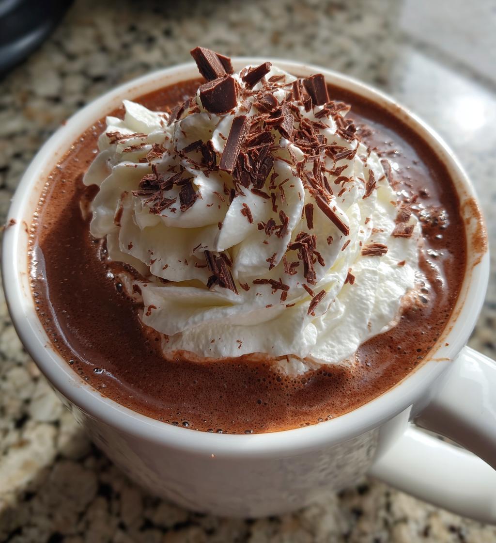 sinfully delicious thick italian hot chocolate - detail 1