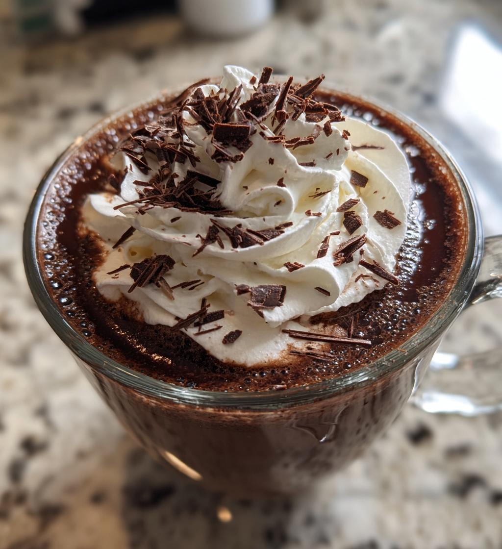 sinfully delicious thick italian hot chocolate