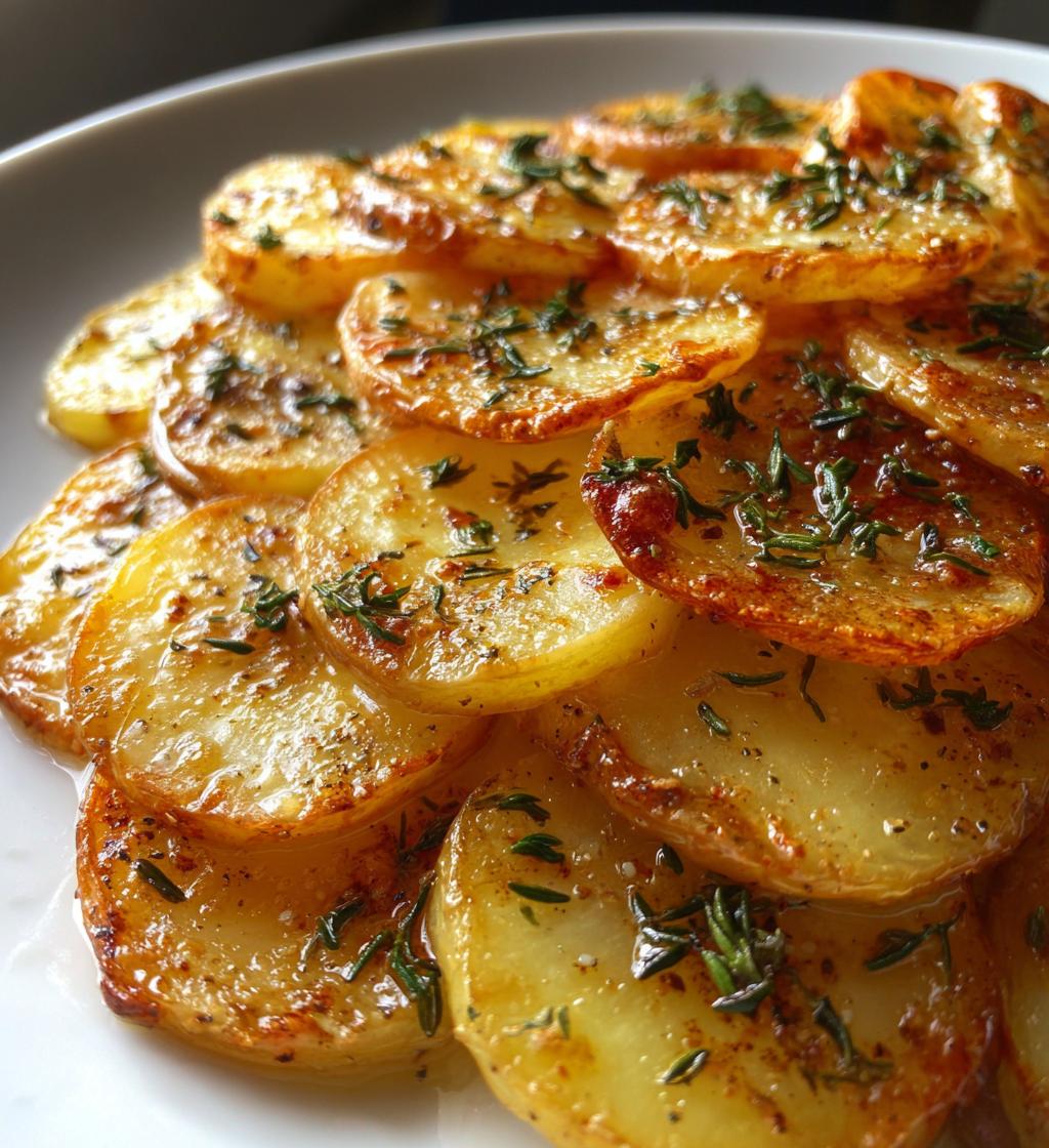 sliced baked potatoes - detail 1