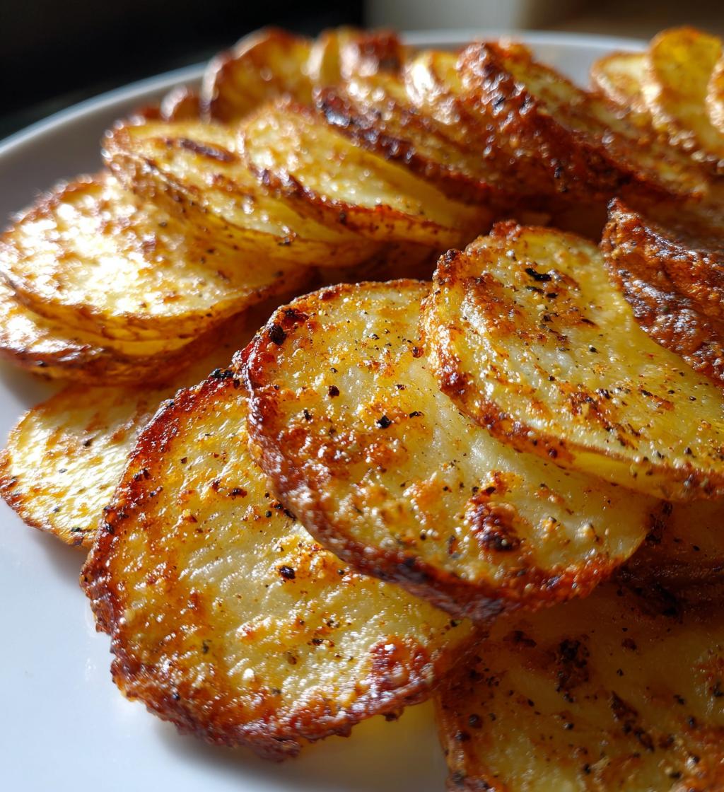 sliced baked potatoes