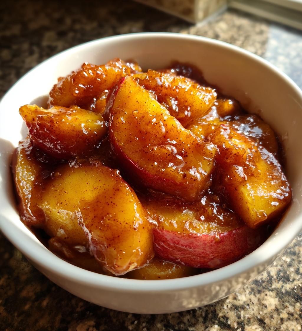 slow cooker cracker barrel fried apples - detail 1