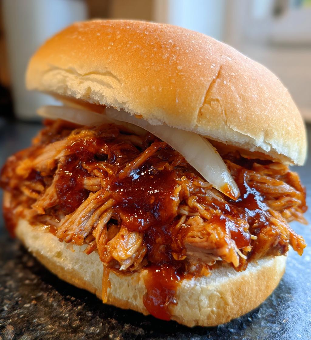 slow cooker dr pepper pulled pork - detail 1