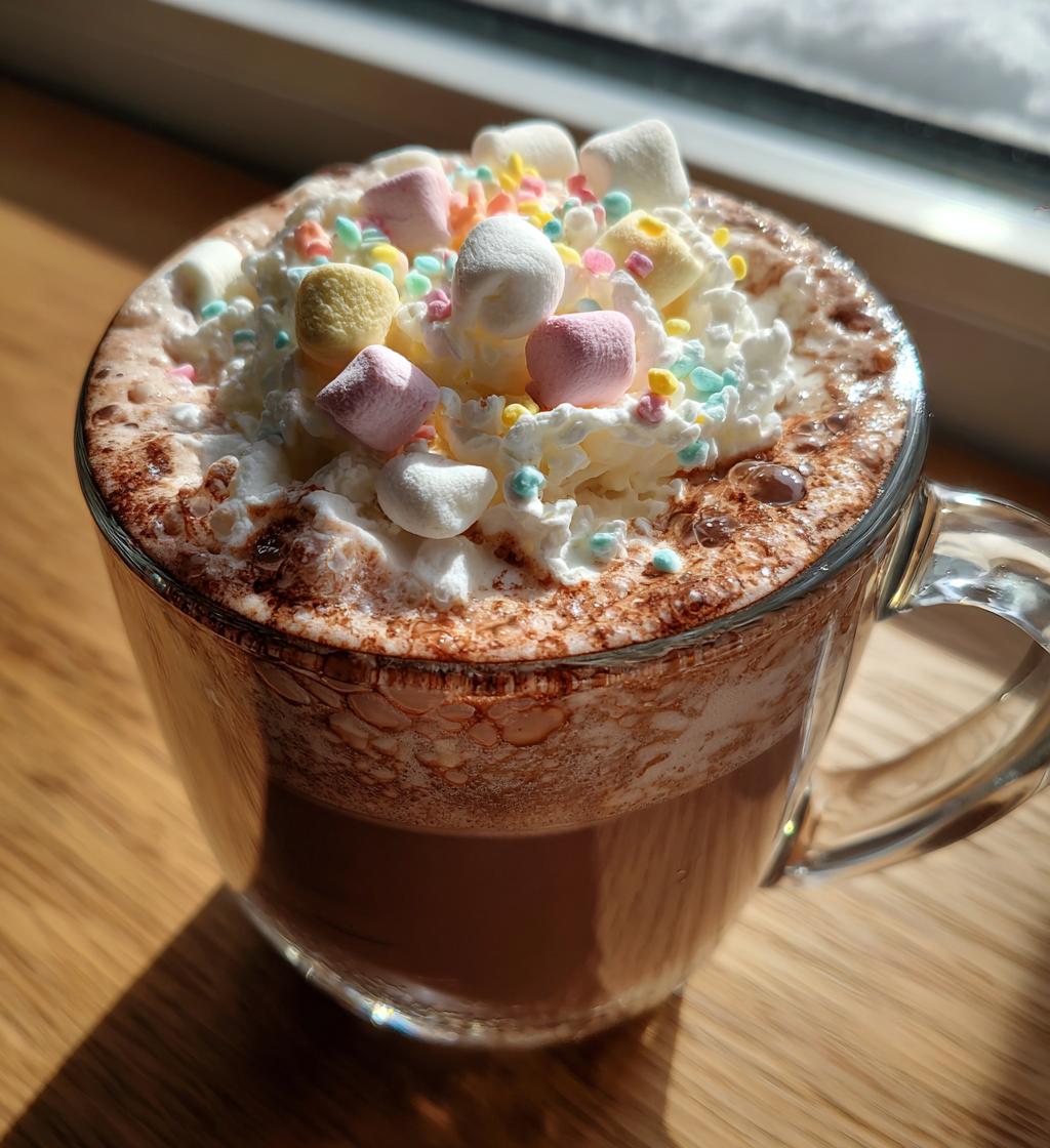 slow cooker hot chocolate - detail 1