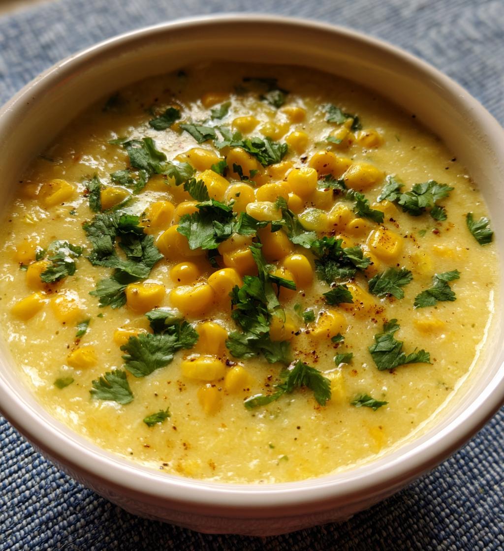 slow cooker mexican street corn soup - detail 1