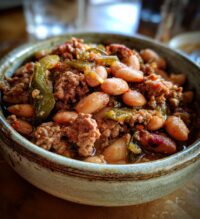 slow cooker pinto beans green chile and beef