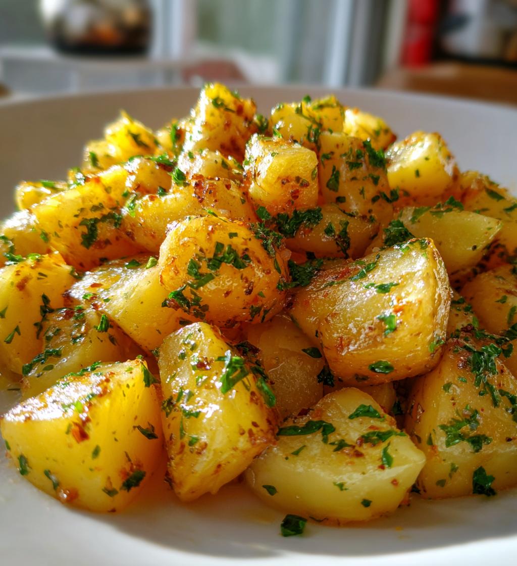 slow cooker potatoes - detail 1