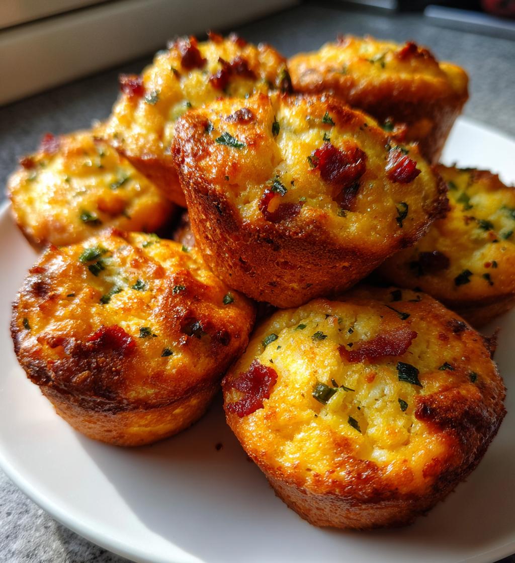 smoked jalapeno bacon cornbread muffins - detail 1