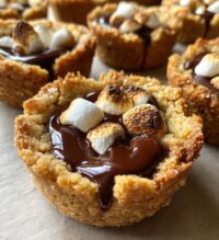 smores cookie cups