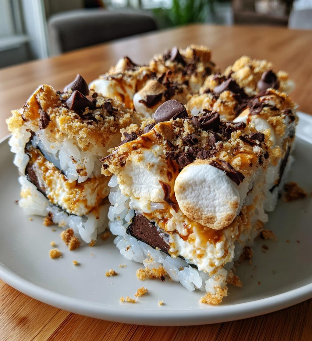 smores sushi recipe - detail 1