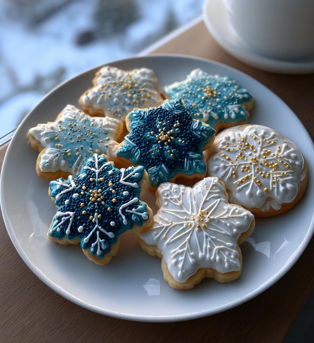 snow globe cookies