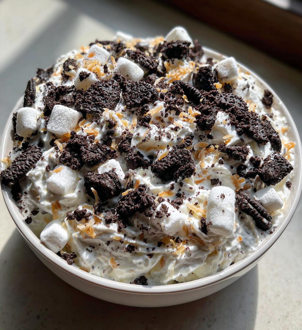 snowflake oreo cream salad