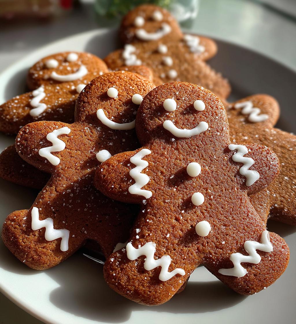 soft chewy gingerbread men cookies