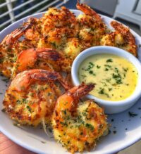 spicy garlic parmesan grilled shrimp with lemon herb aioli