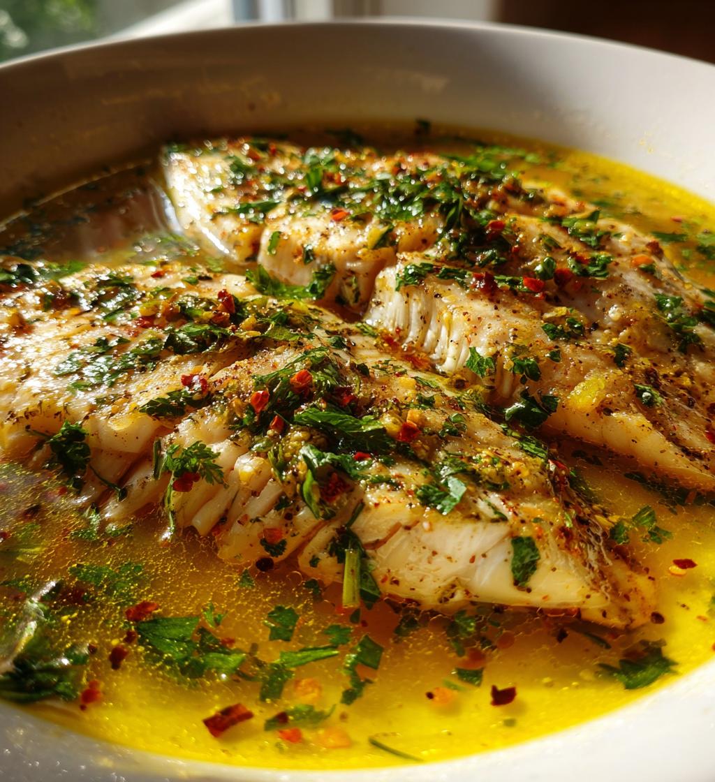 spicy lemon fish soup