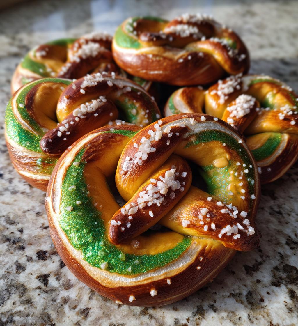st patricks day pretzels