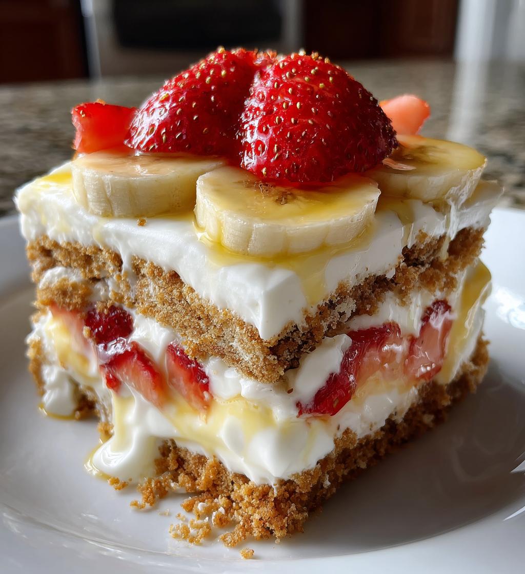 strawberry banana pudding