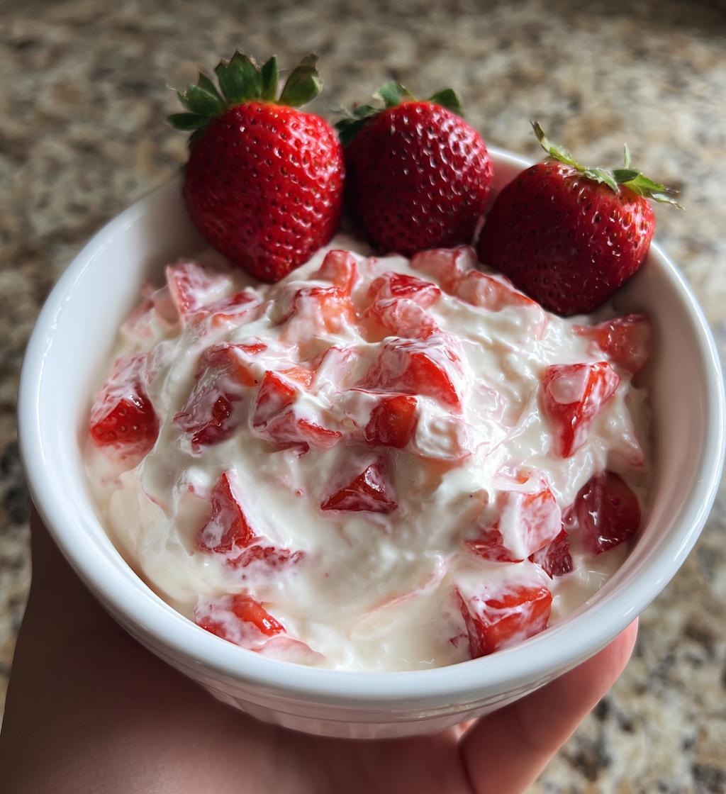 strawberry cheesecake dip