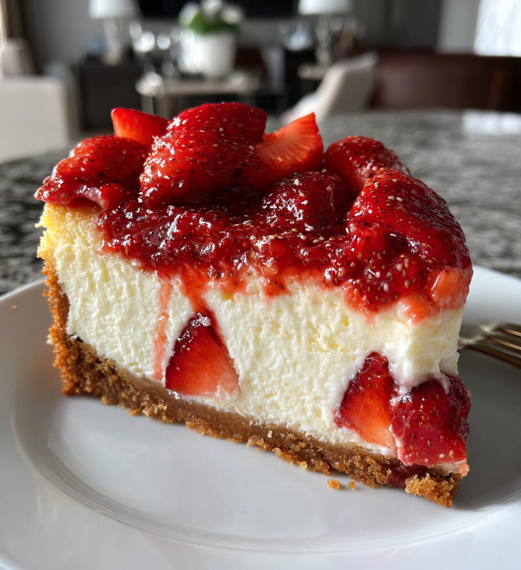 strawberry cheesecake dump cake