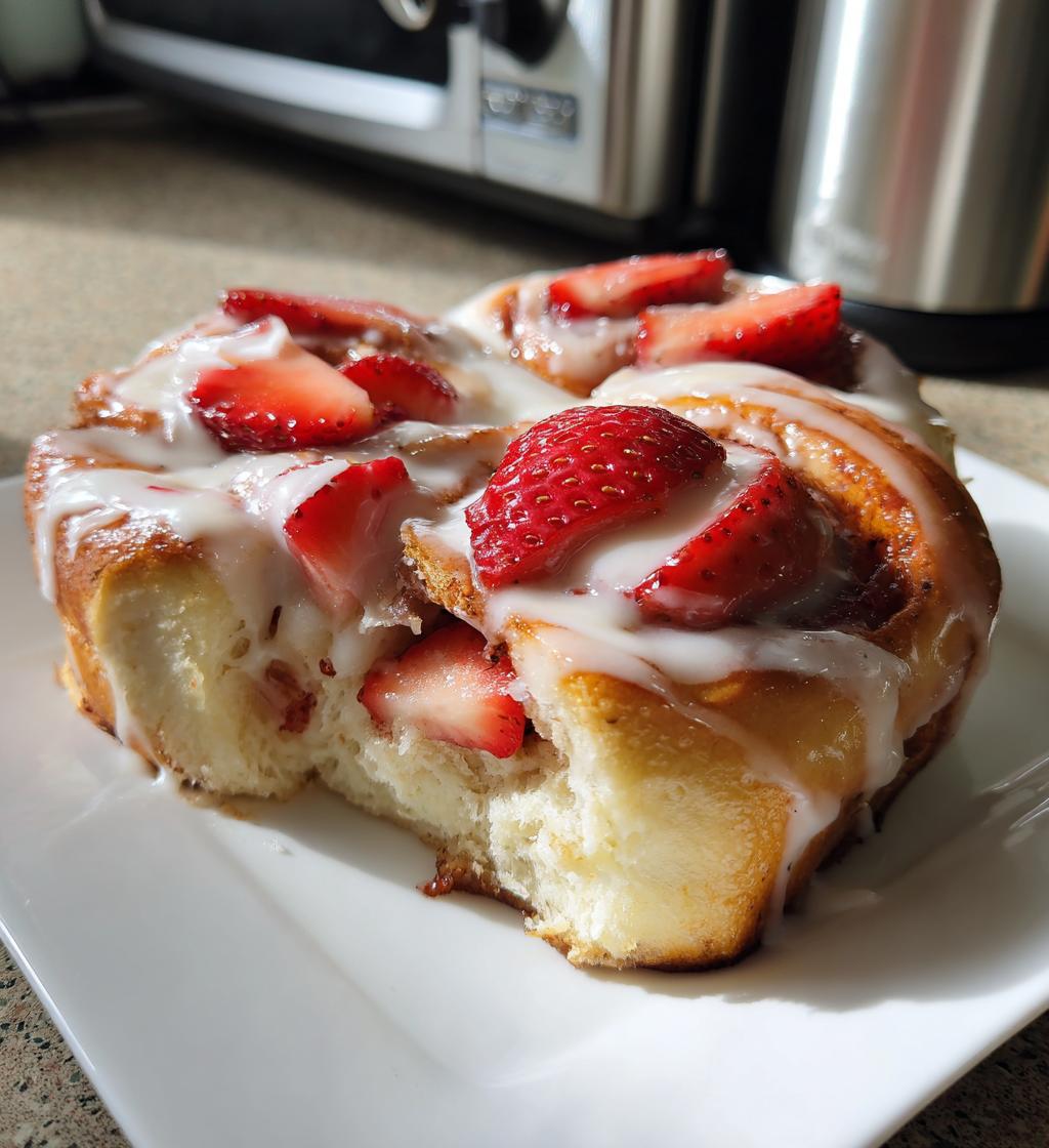 strawberry cinnamon rolls