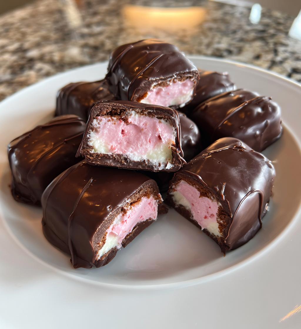 strawberry cream chocolates - detail 1