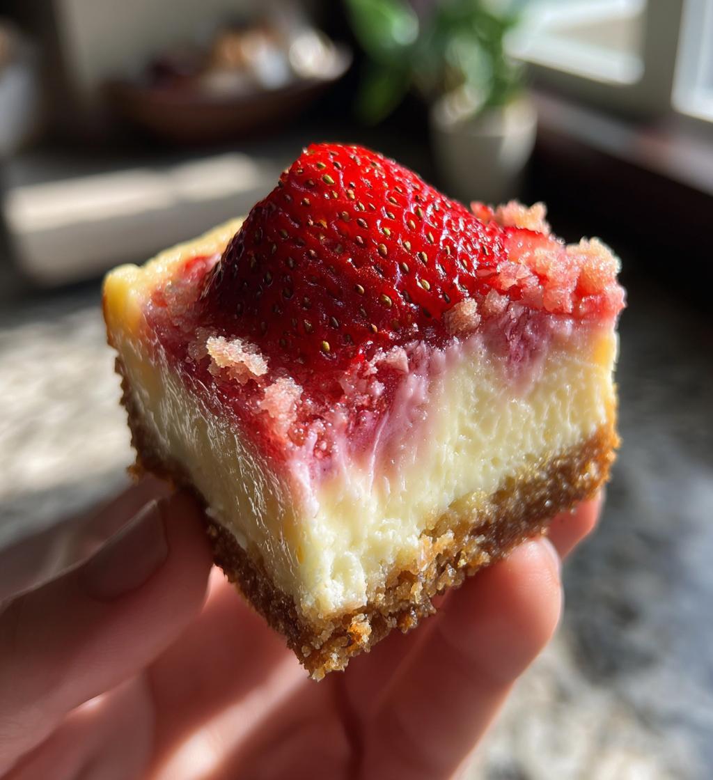 strawberry crunch cheesecake bites
