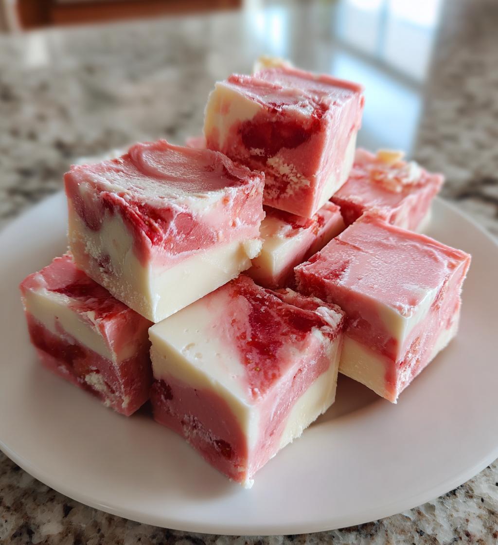 strawberry fudge - detail 1