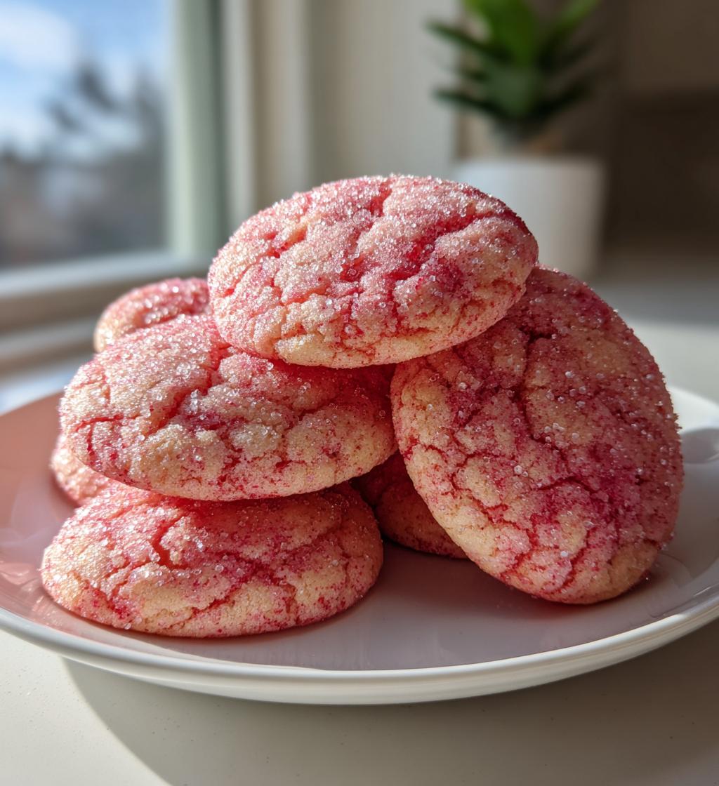 strawberry sugar cookies - detail 1
