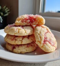 strawberry sugar cookies