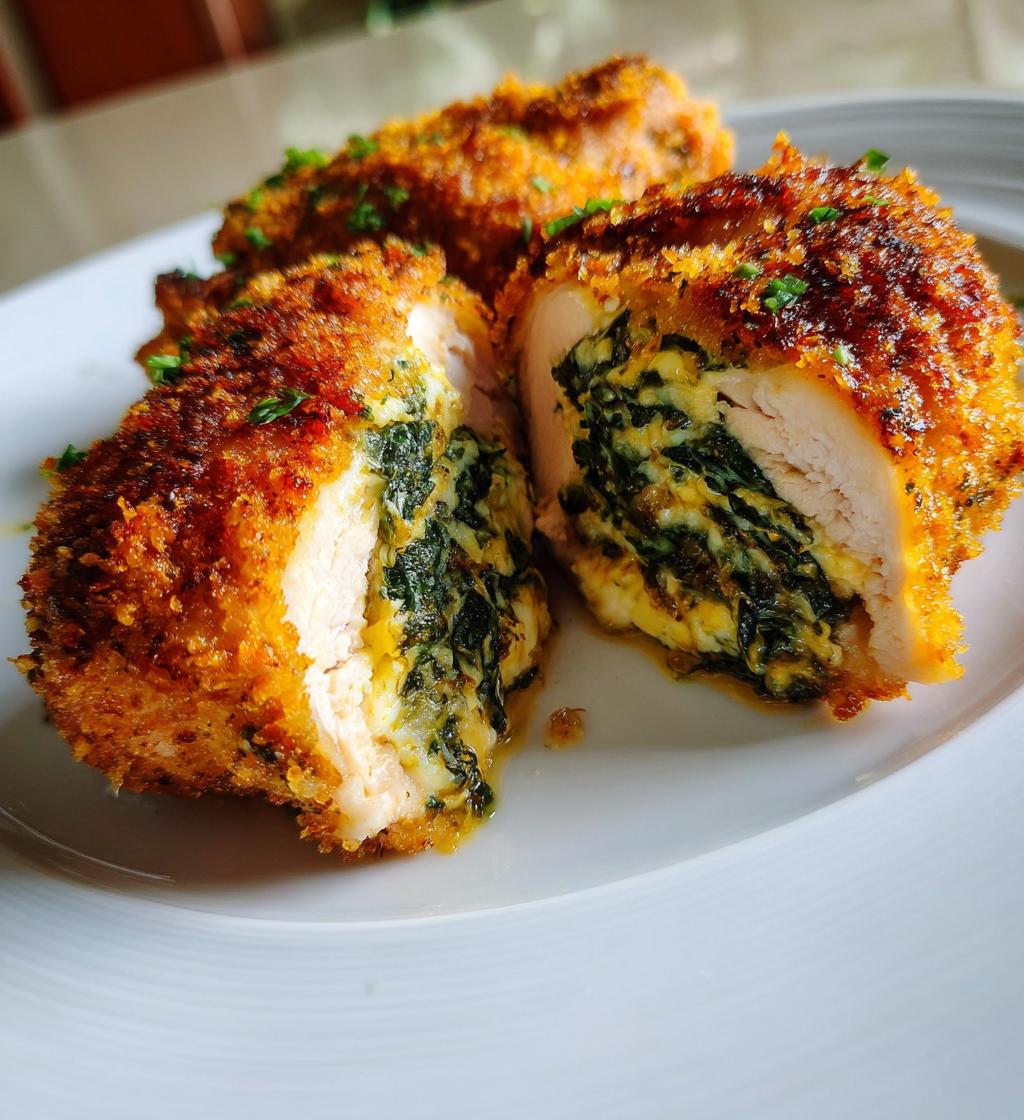 stuffed breaded chicken
