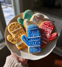 sugar cookie mitten cookies