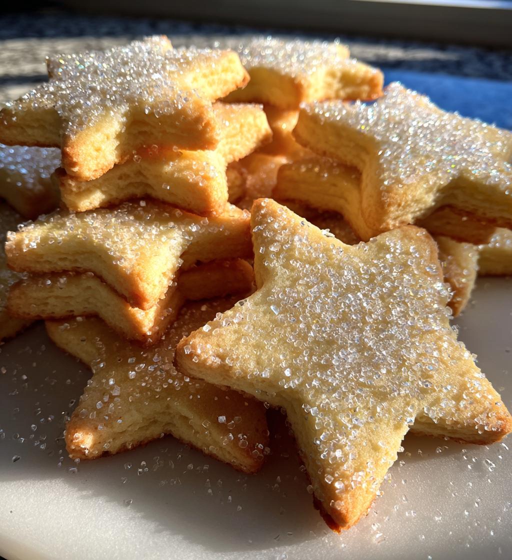 sugar star cookies - detail 1
