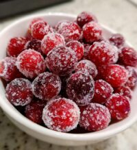 sugared cranberries
