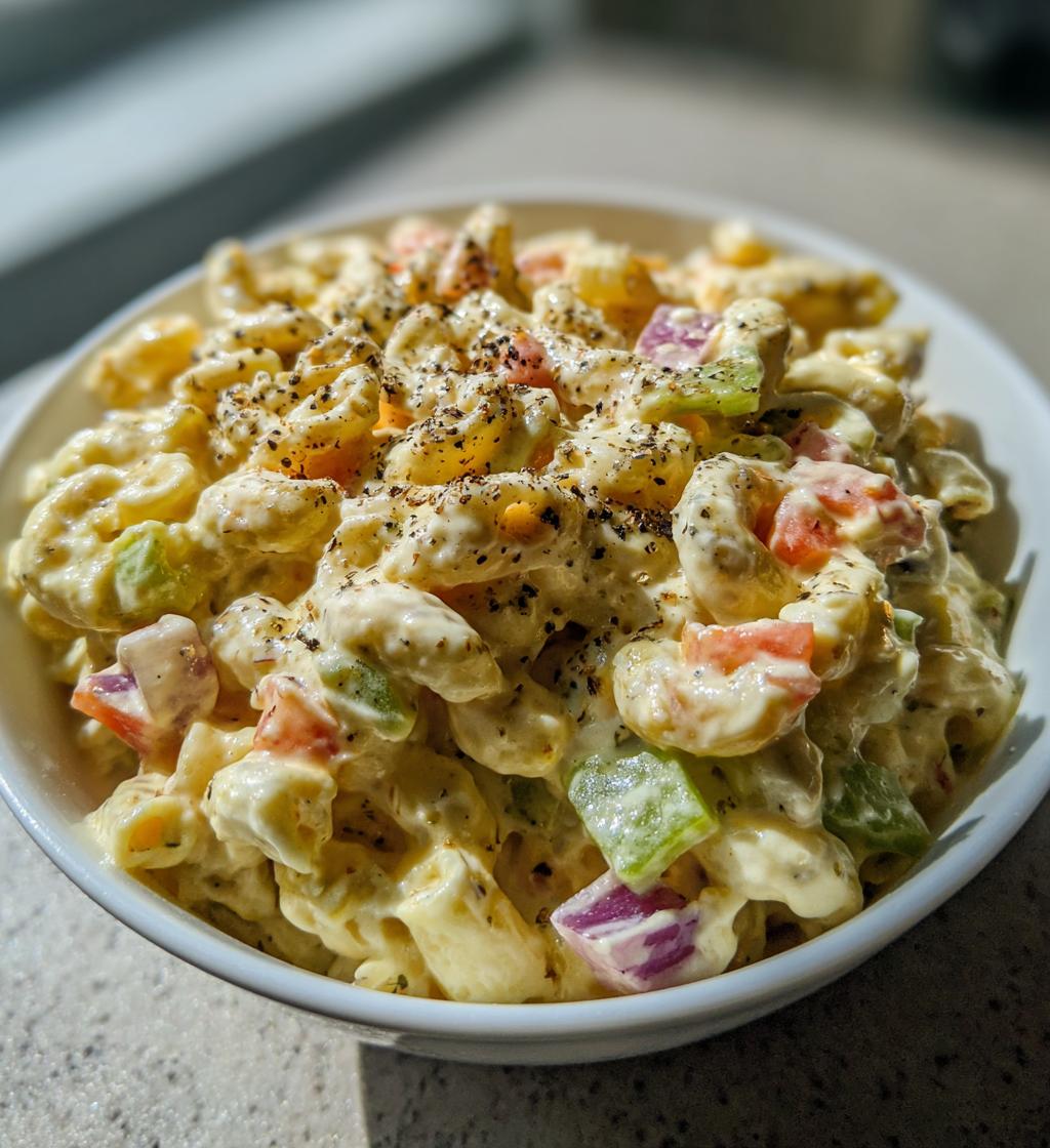 sweet amish macaroni salad