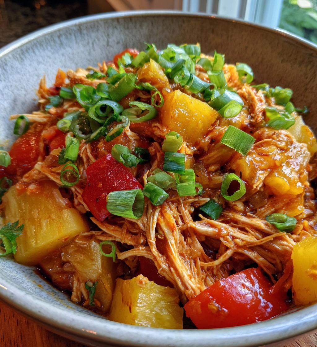 sweet hawaiian crockpot chicken
