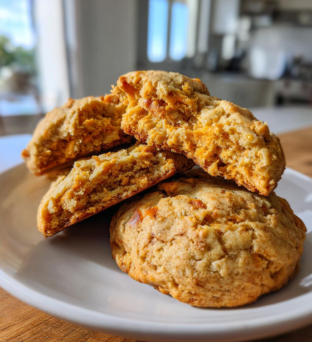 sweet potato pie cheesecake cookies - detail 1
