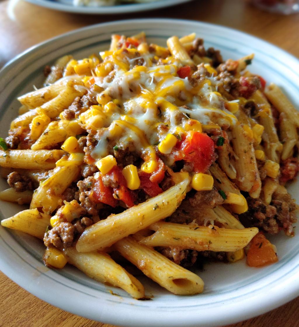 taco pasta recipe - detail 1