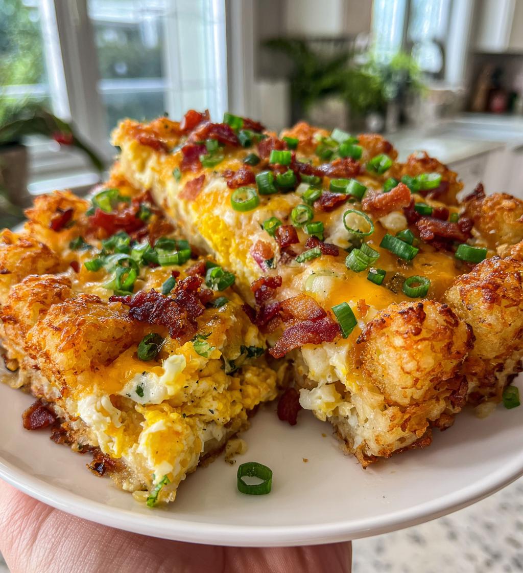 tater tot breakfast pizza recipe - detail 1