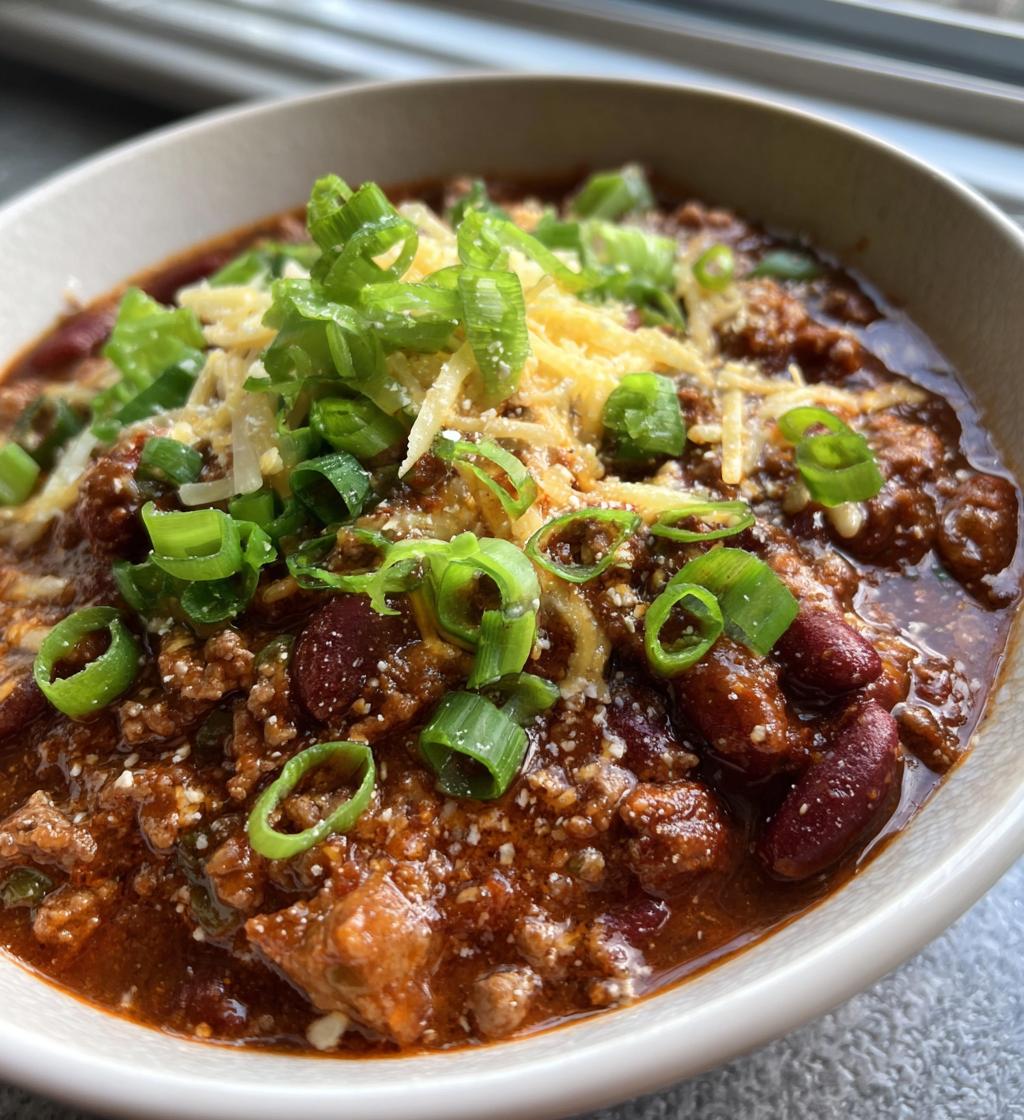 the pioneer woman chili - detail 1