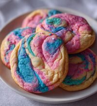tie dye cookies