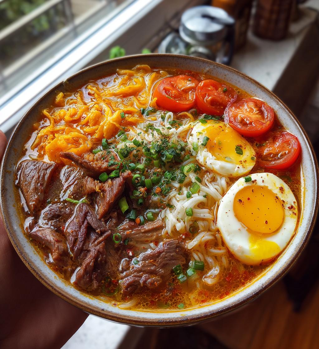 tomato egg and beef noodle soup recipe